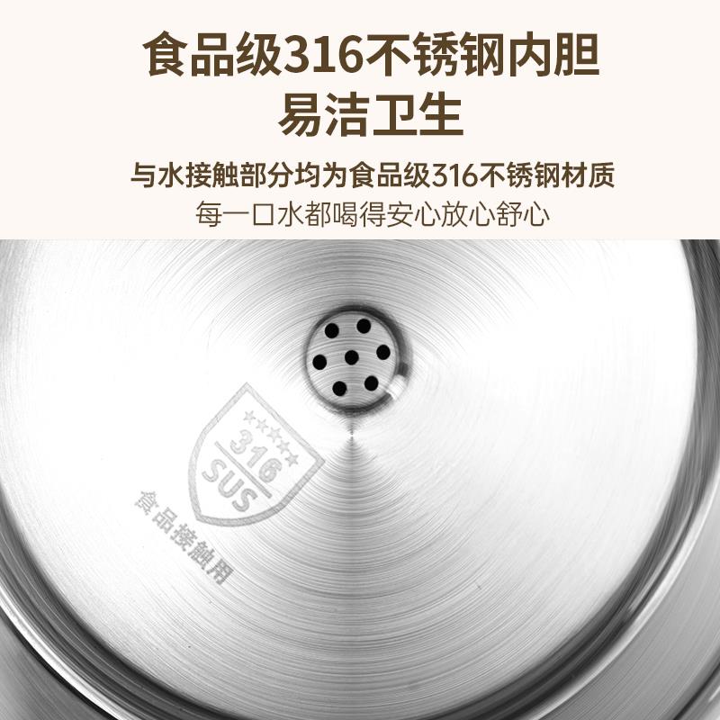 自动恒温热水瓶智能家用5L大容量高硼硅玻璃电热烧水壶除氯泡奶机 - 图0