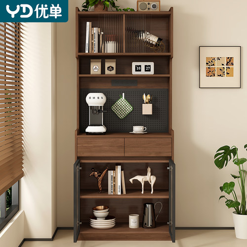 客厅餐边柜橱柜咖啡柜厨房储物高柜靠墙家用碗柜茶水柜一体G440 - 图2