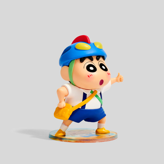 Bored Shinnosuke goes to school together. Genuine crayon Shin-shiba desktop ornaments and interesting decorations and creative gifts