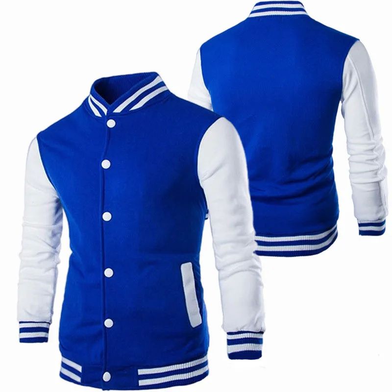 Men's standing neck baseball jacket for me男士立领棒球衫外套 - 图0