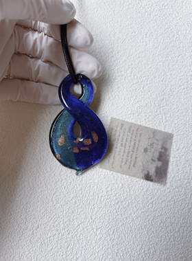 孤品2原创设计手工琉璃吊坠百搭个性项链ins风简约个性秋冬挂绳女