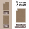 2026 new kitchen floor mat thickened cotton and linen weaving