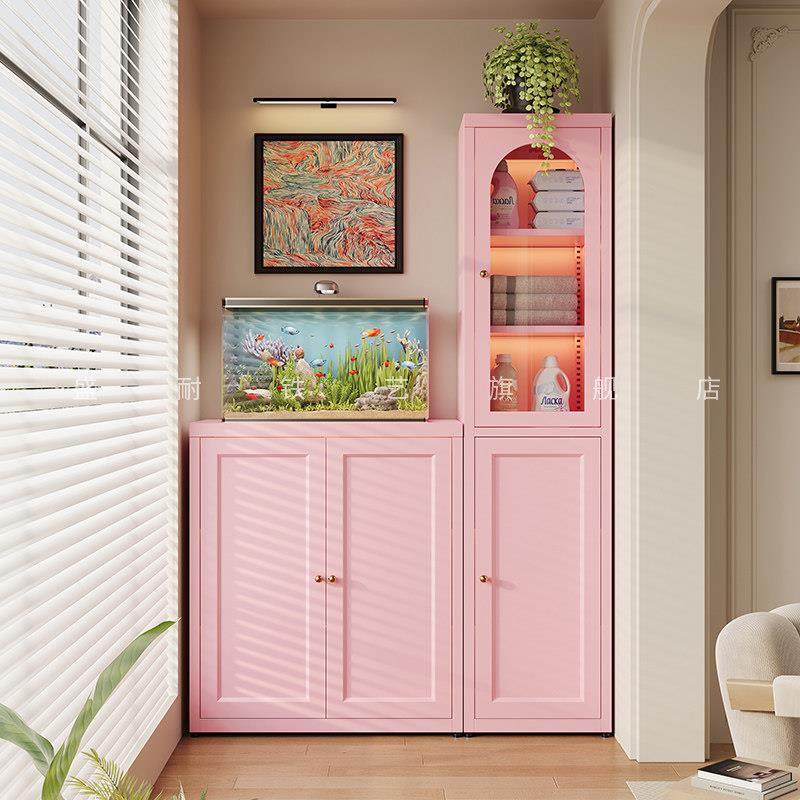 阳台储物柜防晒家用杂物大容量收纳置物柜矮柜简易飘窗柜落地柜子,淘宝优惠券,粉丝福利购,淘宝优惠卷