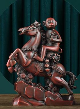马上封猴摆件猴子工艺礼品摆饰马摆设家居客厅电视柜办公桌办公室