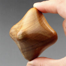 Fitness ball practice handball Vietnamese flower pear wood hexagonal ball hand part acupoint massage solid wood hand-holding ball to play massage