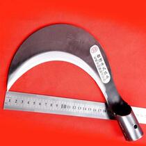 Manganese steel sickle tree sickle cut grass cut grass harvesting K cutting long handle large sickle outdoor open road