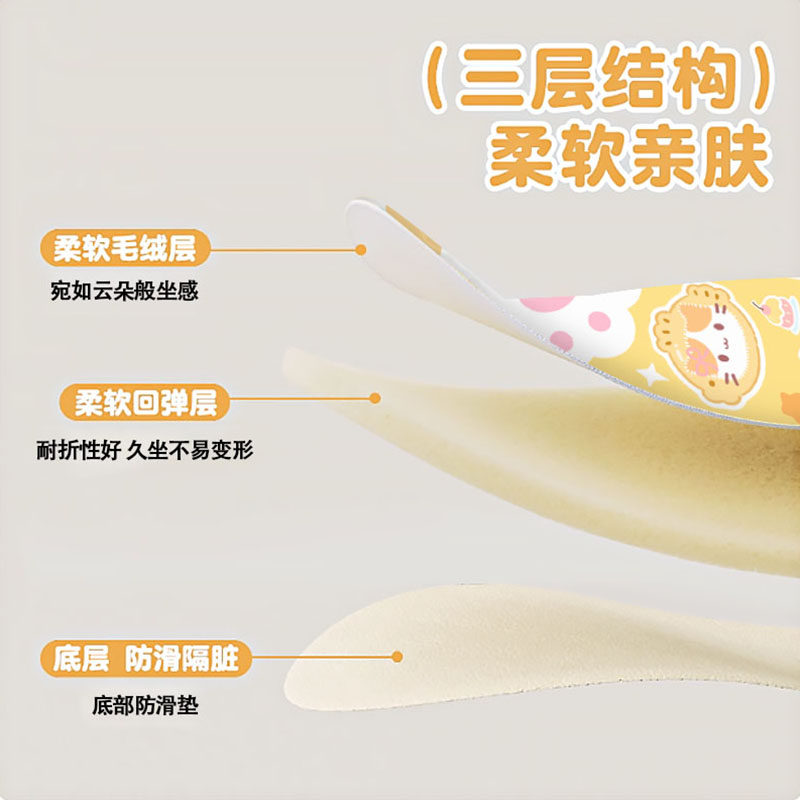 冬季加厚毛绒儿童马桶坐垫可爱宝宝家用厕所专用坐便圈粘贴式新款,淘宝优惠券,粉丝福利购,淘宝优惠卷