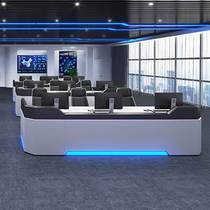 Baking Varnish Console Security Monitoring Room Sets Control Bench Command Center Dispatch Bench Arc Bar Table table operating table customization