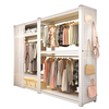 Simple assembled floor-standing hole plate metal angle steel coat rack