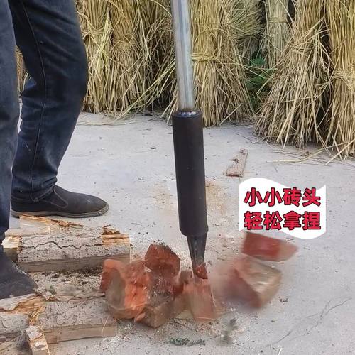 重力劈柴神器柴器劈材斧头家用农村安全一体新款专用全钢劈柴便携 - 图3