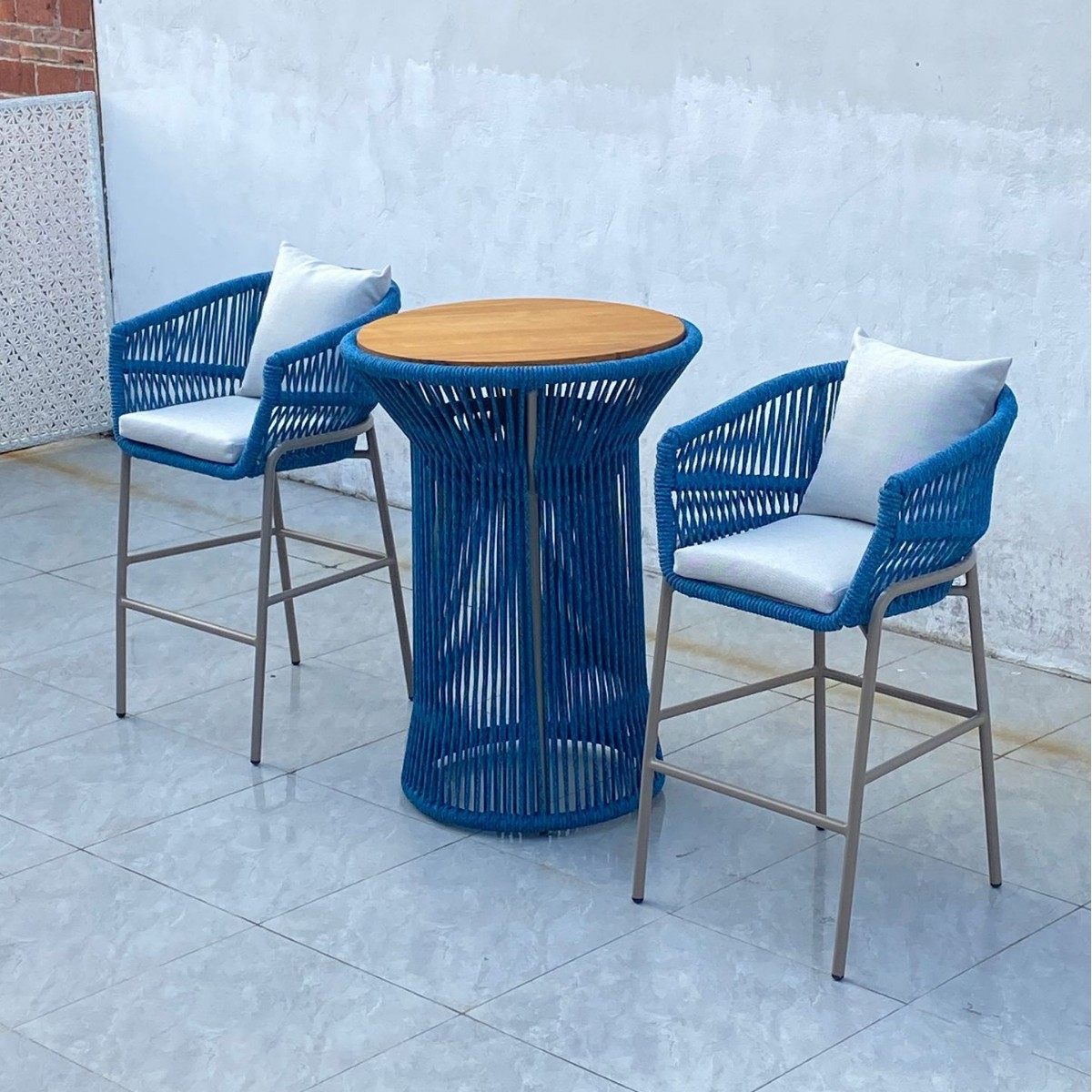 户外吧椅创意藤椅民宿庭院酒吧会所餐厅吧台藤编靠背椅绳编高脚椅,淘宝优惠券,粉丝福利购,淘宝优惠卷