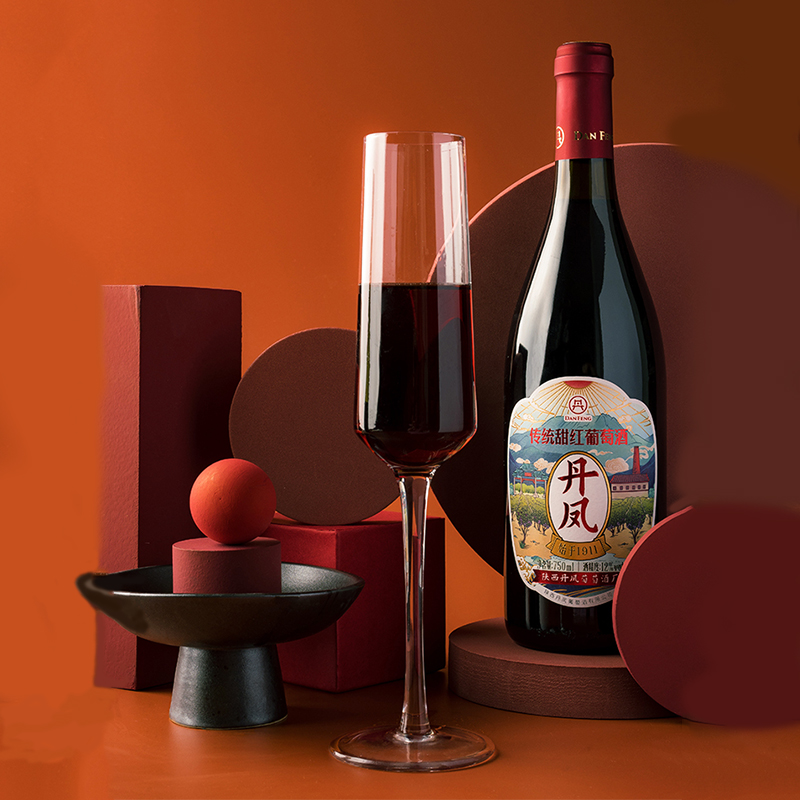 凑单63！【双支甜红】丹凤传统红葡萄酒