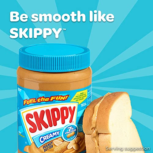 KOSHER SKIPPY美国进口奶油花生酱1.36kg Creamy Peanut Butter-图1