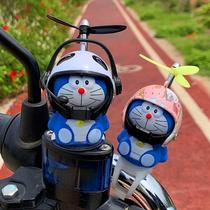 Electric Car Trim Gadget Gadget Small Yellow Duck Helmet Electric Bottle Car Car On-board Pendulum Electric Motorcycle Gadget