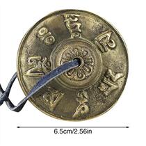 1 Pair Yoga Cymbals Brass Cymbal Bell Chimes Tibetan