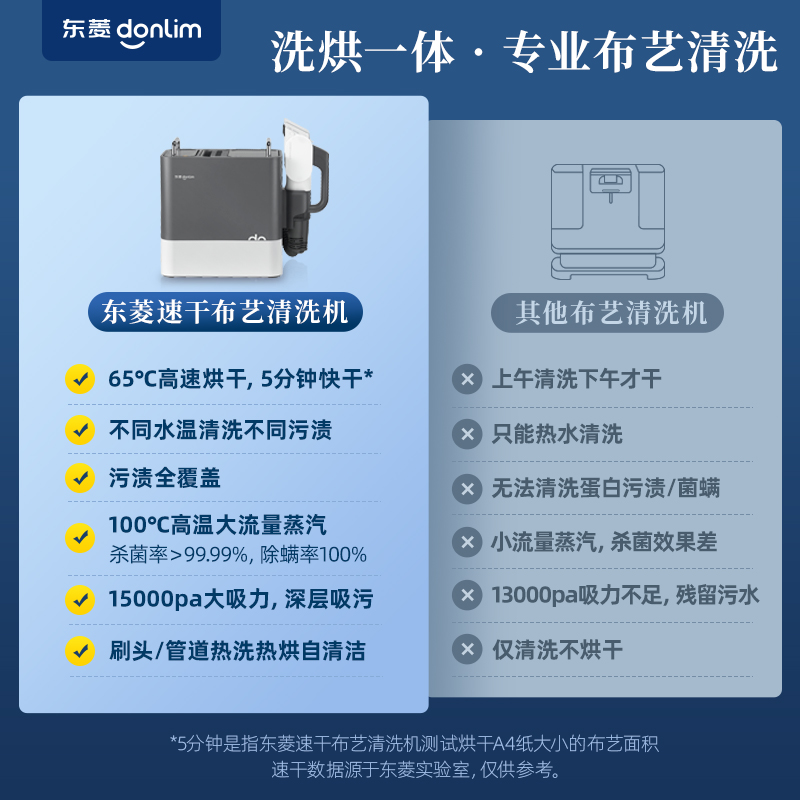 东菱布艺沙发清洗机高温蒸汽喷抽吸一体地毯窗帘床垫DL-6930