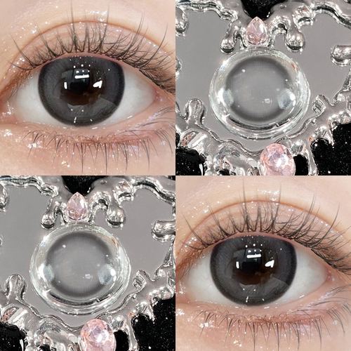 OVOLOOK灰色日抛美瞳30片学生自然款大小直径隐形眼镜官方旗舰店Y - 图2