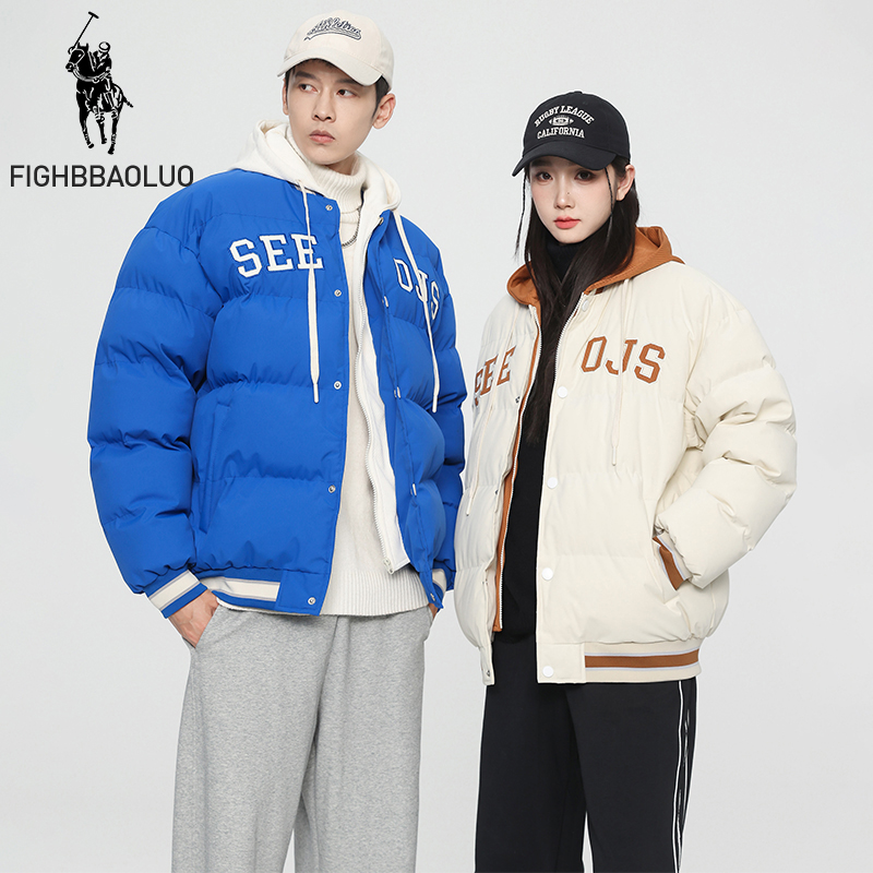 FIGHBBAOLUO闪电保罗潮牌新款棉衣