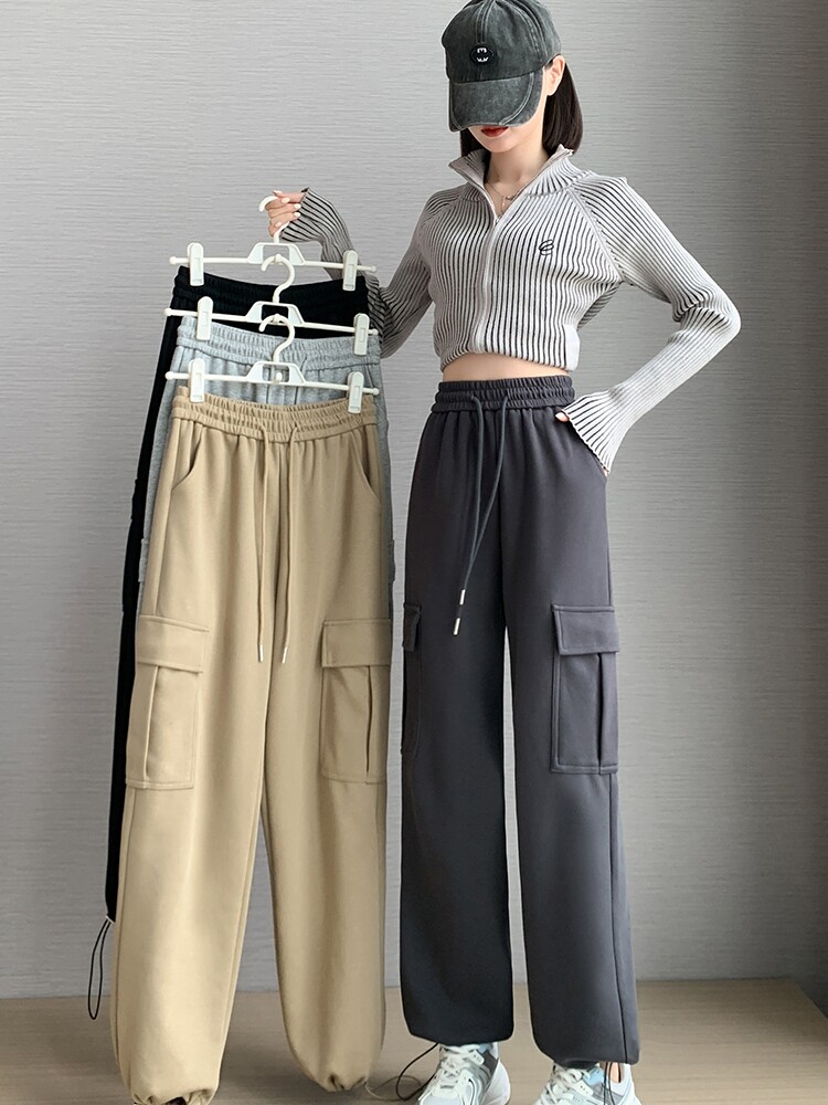 VOCKOO美式工装裤&孕妇裤休闲阔腿