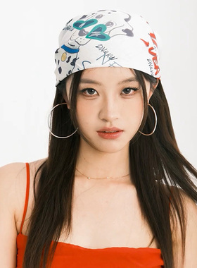神仙藤井树同款小头巾女y2k辣妹