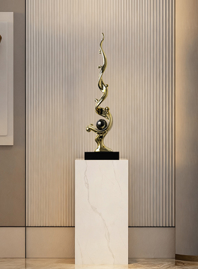 风生水起雕塑艺术摆件