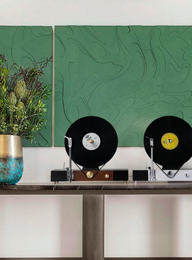 现代音乐主题仿真立式黑胶唱片机