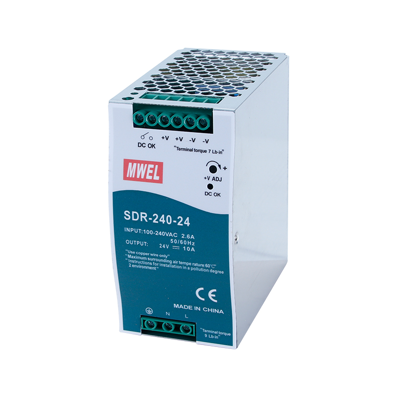 明伟导轨SDR/NDR-120W/240W/480W开关电源220转24V直流变压器12伏 - 图3