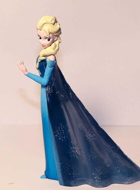 冰雪奇缘艾莎安娜雪宝雪人艾莎安娜雪宝雪人摆件模型装饰摆件礼物