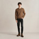 POLOWALK lamb velvet sweater for men's new style
