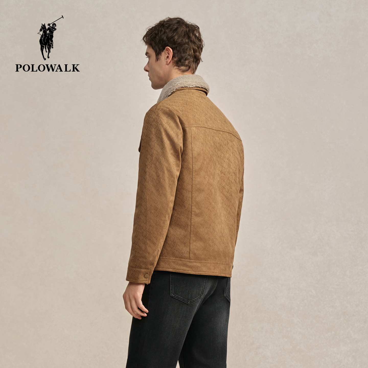 POLOWALK男式2025冬季新品90鸭绒男装复古羽绒可拆卸毛领外套,淘宝优惠券,粉丝福利购,淘宝优惠卷