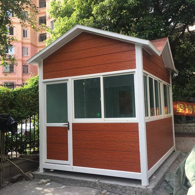 专业生产各种金属雕花板岗亭保安岗亭值班岗亭 - 图0