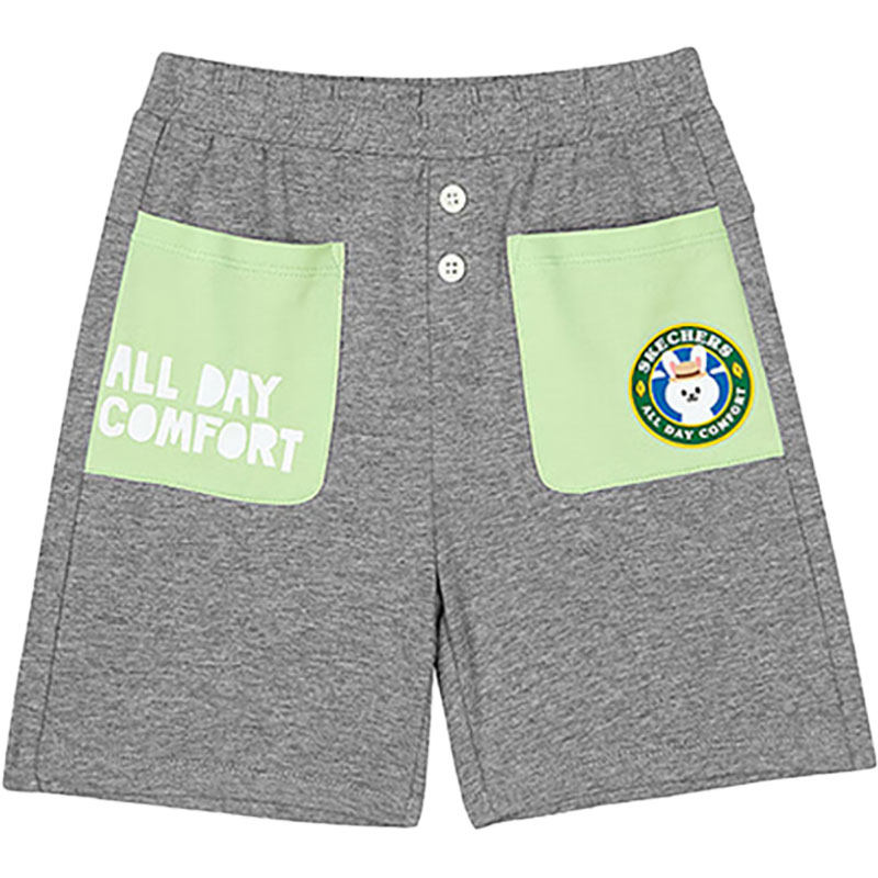 Skechers/斯凯奇正品夏季新款轻薄针织透气儿童运动休闲短裤,淘宝优惠券,粉丝福利购,淘宝优惠卷