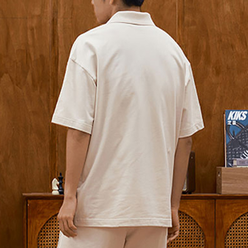 New Balance/NB正品新款男士户外休闲翻领短袖POLO衫5FD25363-CRE,淘宝优惠券,粉丝福利购,淘宝优惠卷