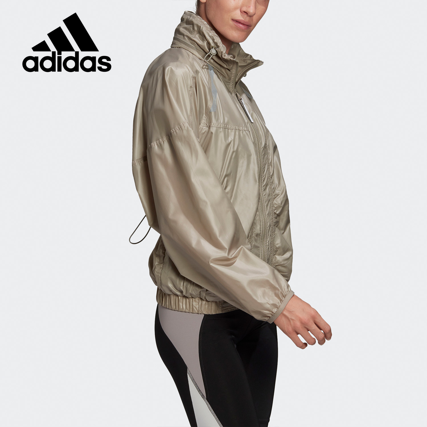 Adidas/阿迪达斯正品当季新款女子舒适运动训练夹克外套FK9687 - 图2
