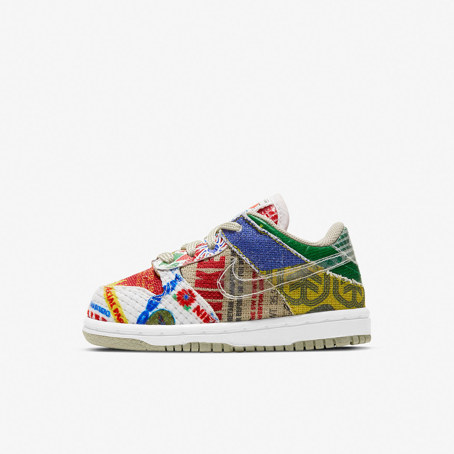 Nike/耐克正品 Dunk Low “City Market”婴童休闲板鞋DD3575-900 - 图0