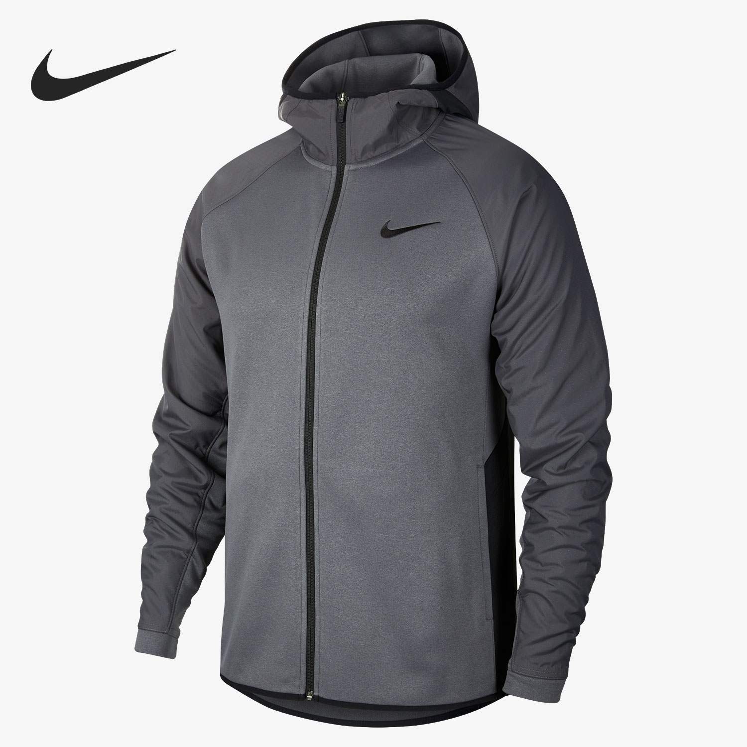 Nike/耐克正品休闲运动男子时尚拼接防风保暖外套 AT3918-021 - 图0