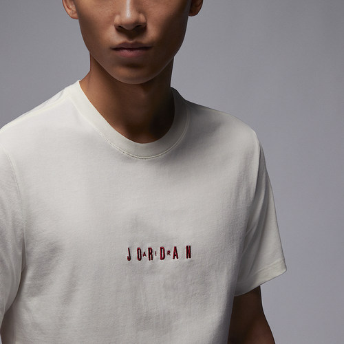 Nike/耐克正品JORDAN 男士宽松透气圆领短袖T恤DM3183-133 - 图1