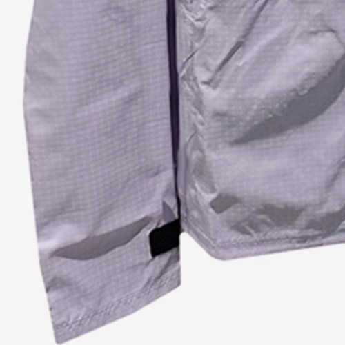 Nike/耐克正品夏季女士拉链跑步运动梭织连帽防晒外套CU3218-511 - 图1