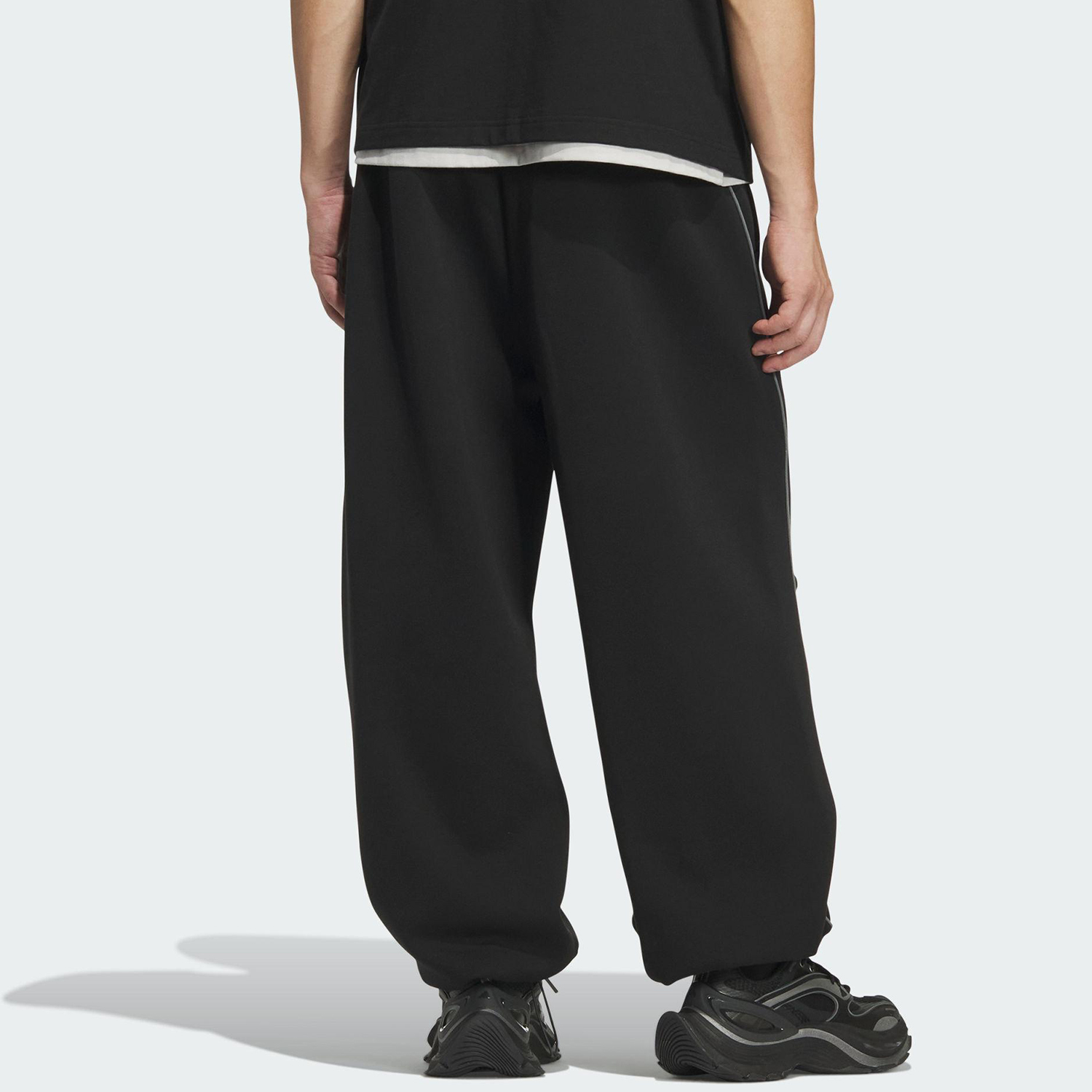 Adidas/阿迪达斯正品FOS M DK PNT2男士针织宽松运动长裤KS0054 - 图0