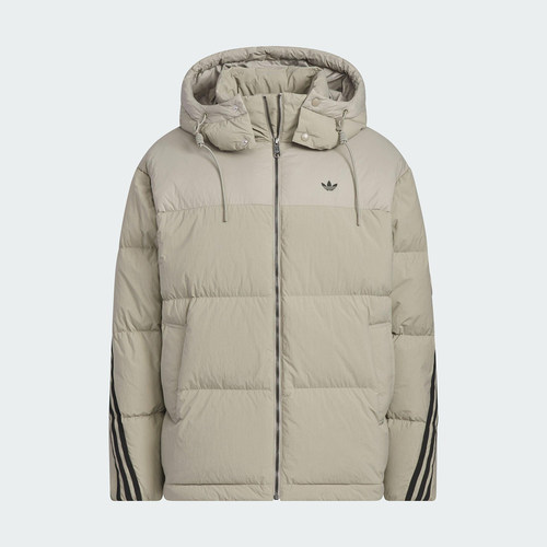 Adidas/阿迪达斯正品三叶草男士休闲运动连帽保暖羽绒服KC2563 - 图2