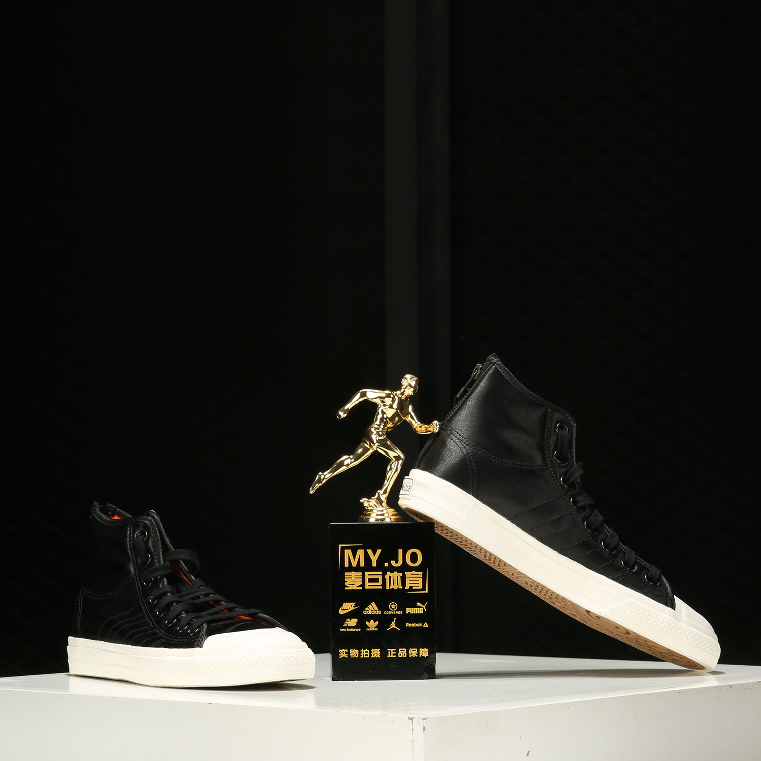 Adidas/阿迪达斯正品三叶草 NIZZA HI RF男女经典运动鞋 FW0263 - 图2