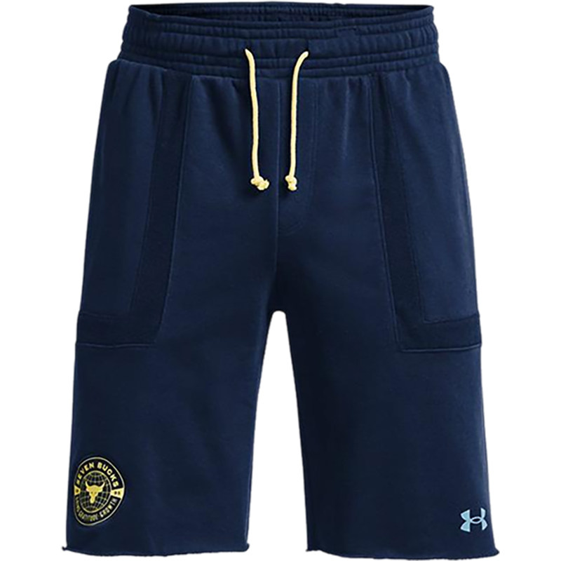 UA/安德玛正品训练男士系带时尚印花宽松透气针织短裤1370454-408,淘宝优惠券,粉丝福利购,淘宝优惠卷