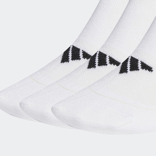 Adidas/阿迪达斯正品新款短筒三双装透气男女运动袜子HT3440 - 图0