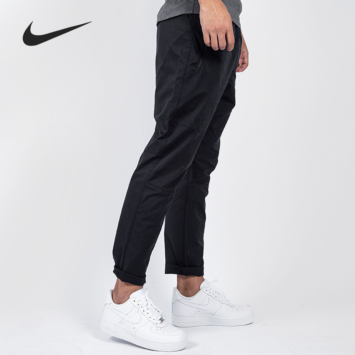 Nike/耐克正品 NSW AV15 PANT 男子梭织运动休闲收脚长裤831854,淘宝优惠券,粉丝福利购,淘宝优惠卷