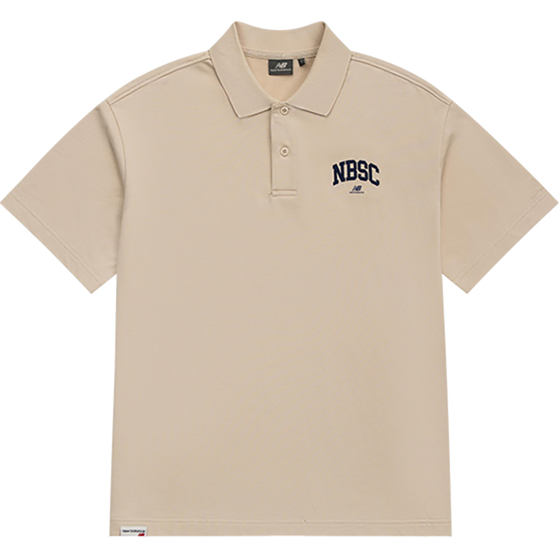 New Balance/NB正品新款男士户外休闲翻领短袖POLO衫5FD25363-CRE,淘宝优惠券,粉丝福利购,淘宝优惠卷