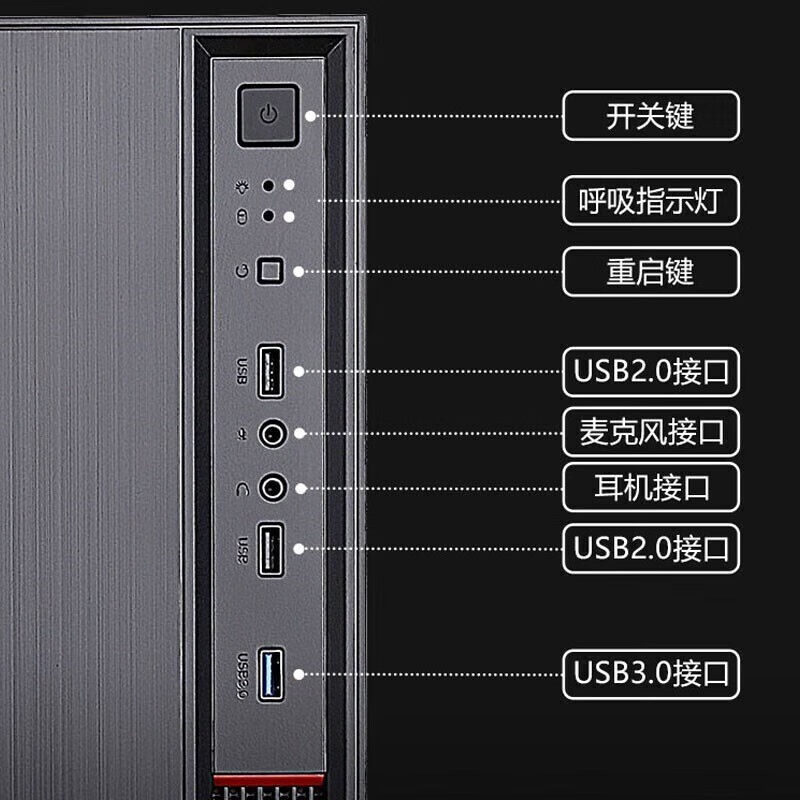 （SAMA）先马凡尔赛1/凡尔赛3系列/兼容ATX主板360水冷/多个风扇-图2