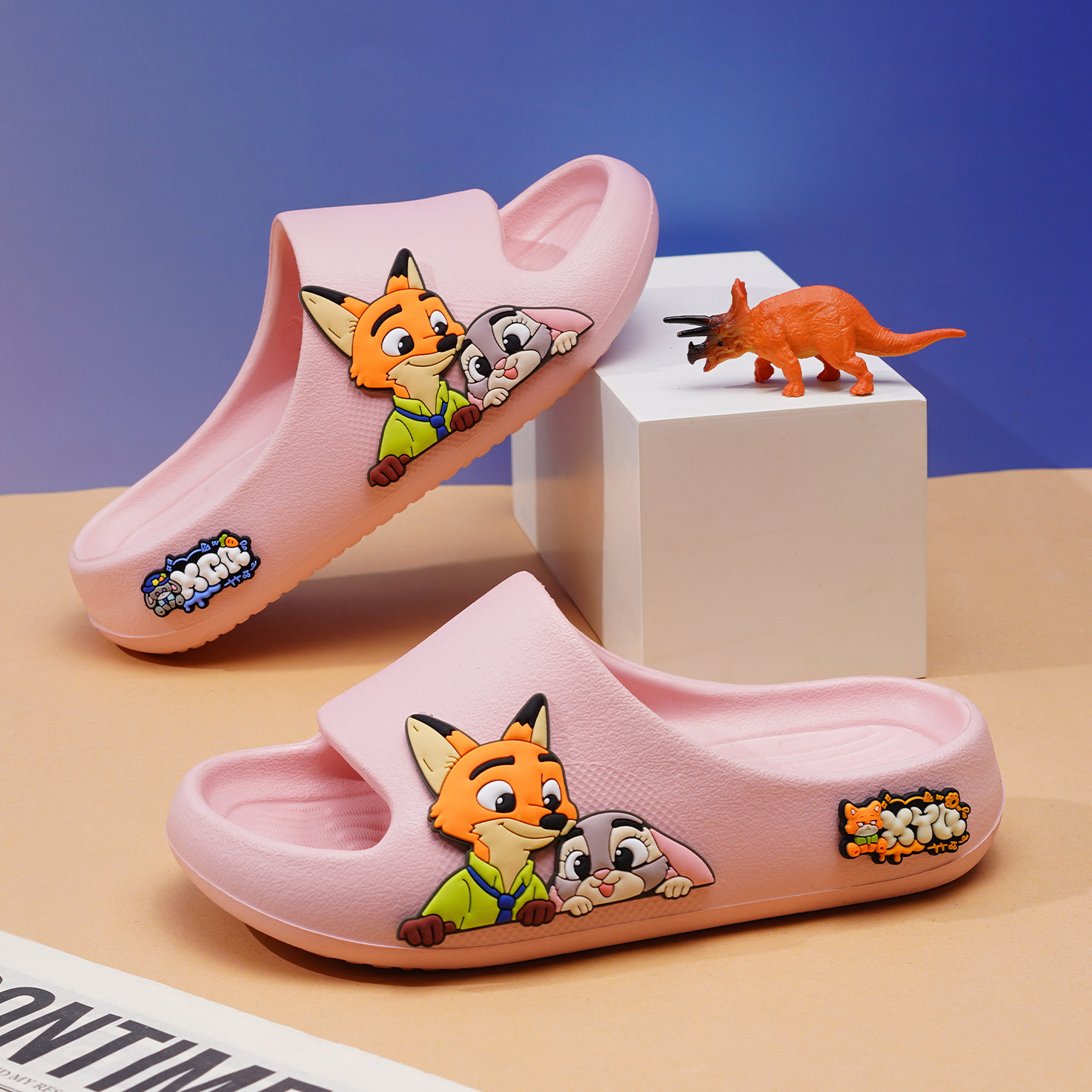 疯狂动物城儿童拖鞋女童室内防滑软底卡通宝宝居家凉拖踩屎感小孩,淘宝优惠券,粉丝福利购,淘宝优惠卷