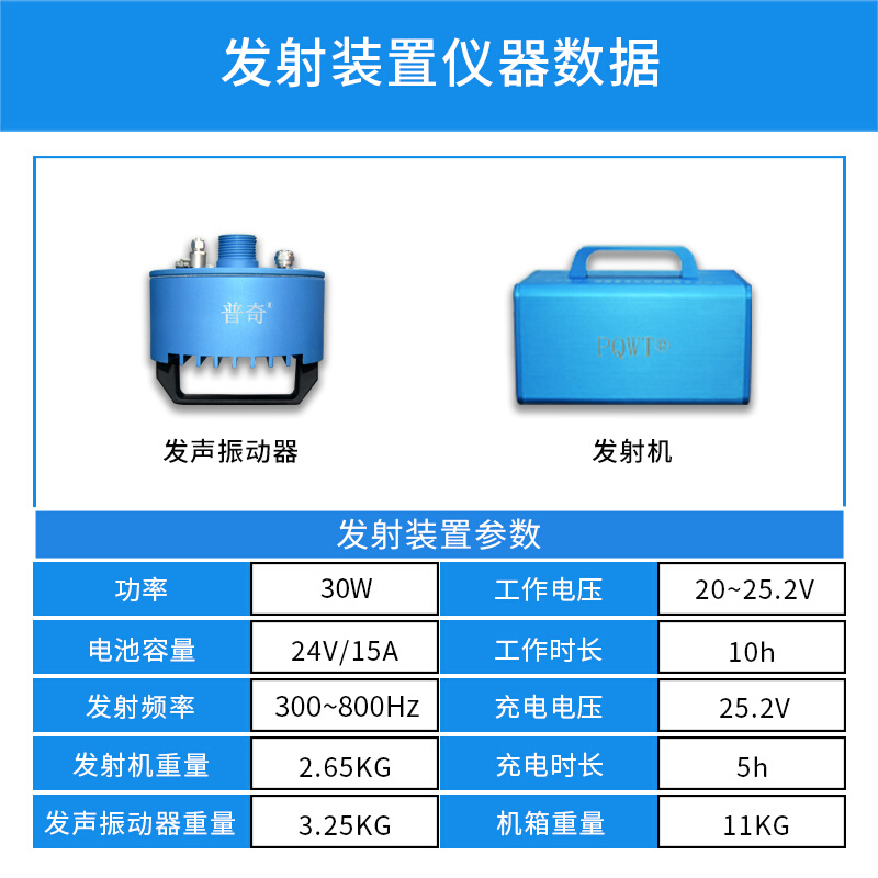 普奇PD300地下寻管仪PVC塑料管非金属管道检测仪复合智能探测仪 - 图0