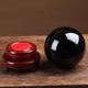 Obsidian crystal ball ornaments office desk ornaments light luxury high-end office anti-people artifact round glass ball
