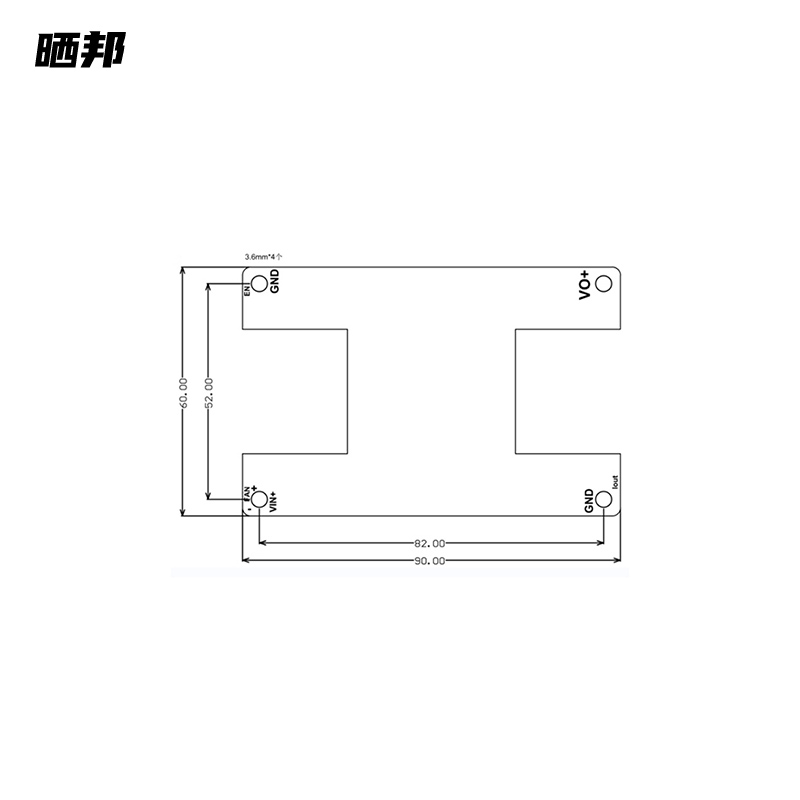 晒邦1800W50A大功率DC降压模块房车充电电源输入12-56V/2-54V50A - 图1